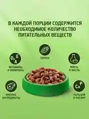 Сухой полнорационный корм KITEKAT™ для взрослых кошек «Телятинка Аппетитная», 800г