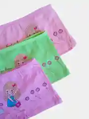 Конфетный трусы детские хлопковые для девочек, 3 шт