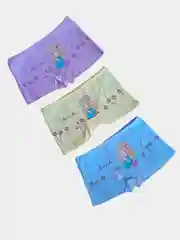 Лимонный трусы детские хлопковые для девочек, 3 шт