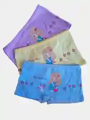 Лимонный трусы детские хлопковые для девочек, 3 шт