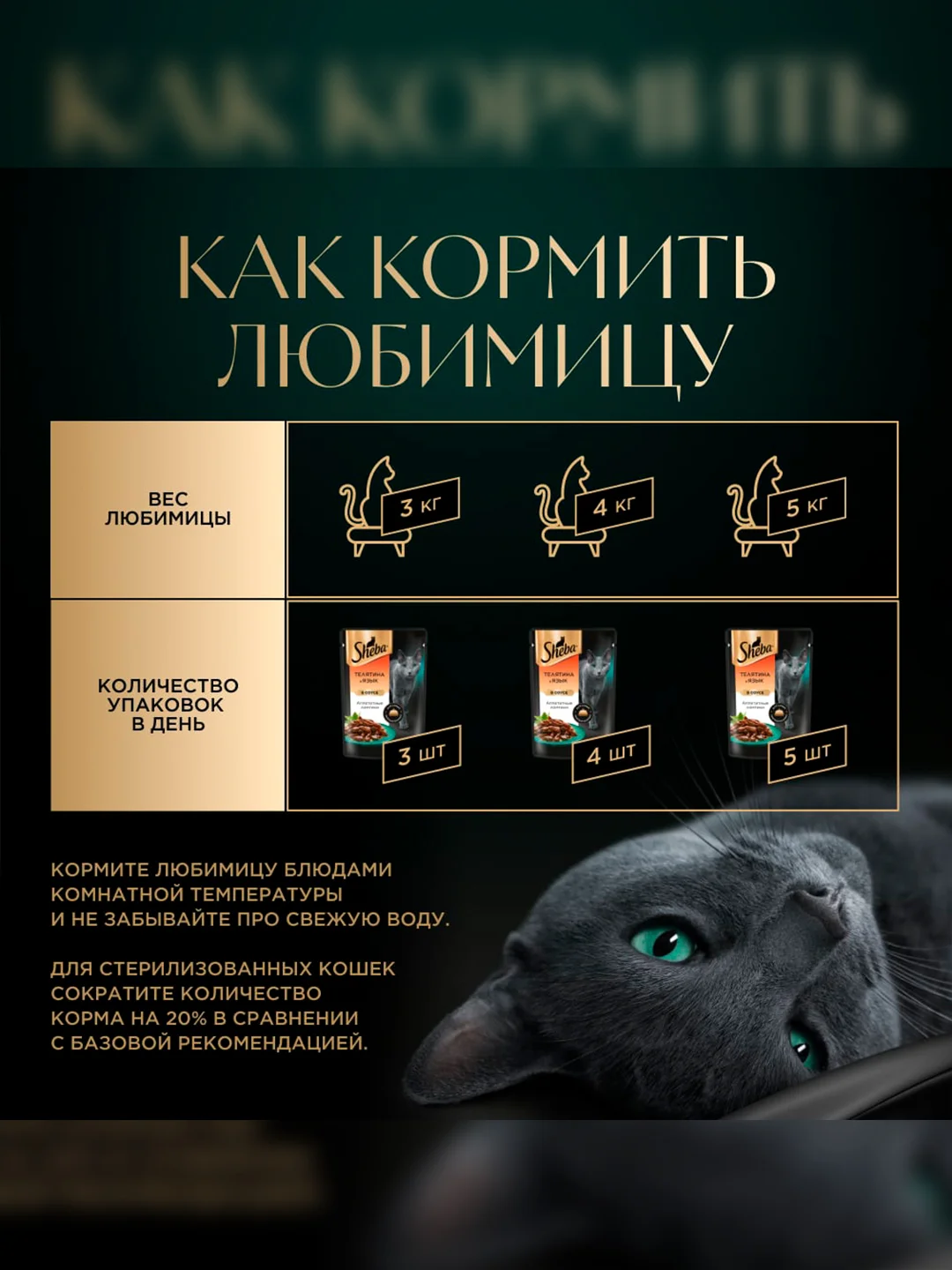 Влажный корм для кошек SHEBA® «Ломтики в соусе. Телятина и Язык», 28 шт по 75г