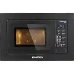 Черный встраиваемая микроволновая печь MEFERI MMO6020BK POWER, черный, 20л, гриль