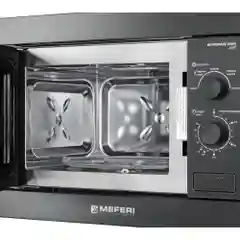 Черный встраиваемая микроволновая печь MEFERI MMO6020BK LIGHT, черный, 20л