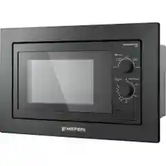 Черный встраиваемая микроволновая печь MEFERI MMO6020BK LIGHT, черный, 20л