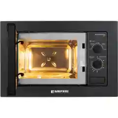 Черный встраиваемая микроволновая печь MEFERI MMO6020BK LIGHT, черный, 20л