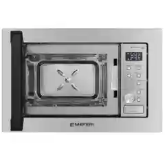 Серебряный встраиваемая микроволновая печь MEFERI MMO6020IX POWER, серебристый, 20л