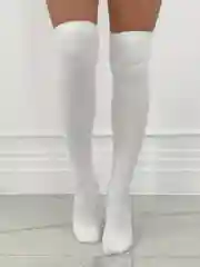 Гольфы женские теплые, высокие, шерсть норки