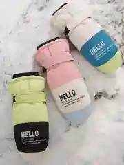 Варежки с мехом HELLO, для активного отдыха,  зимних видов спорта