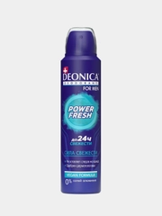 Дезодорант мужской DEONICA FOR MEN POWER FRESH, Vegan Formula, спрей, 150мл