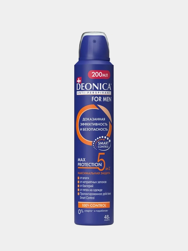 Антиперспирант DEONICA FOR MEN 5Protection, спрей, 200 мл