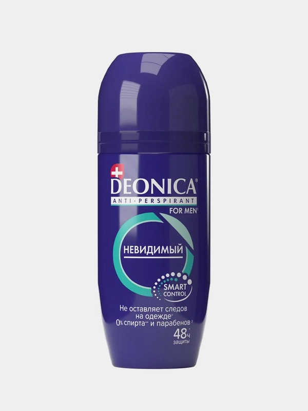 Антиперспирант мужской DEONICA FOR MEN "Невидимый", ролик, 50 мл