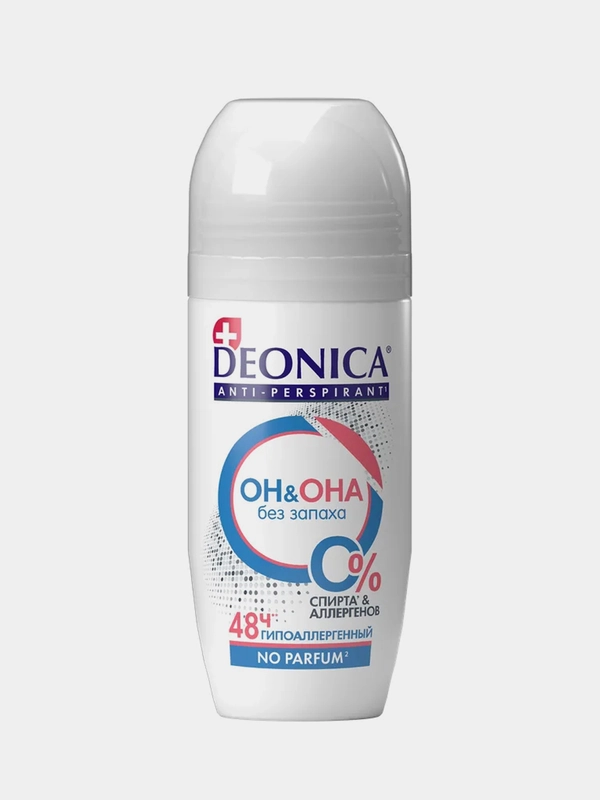 Антиперспирант DEONICA ОН&ОНА, ролик, 50 мл