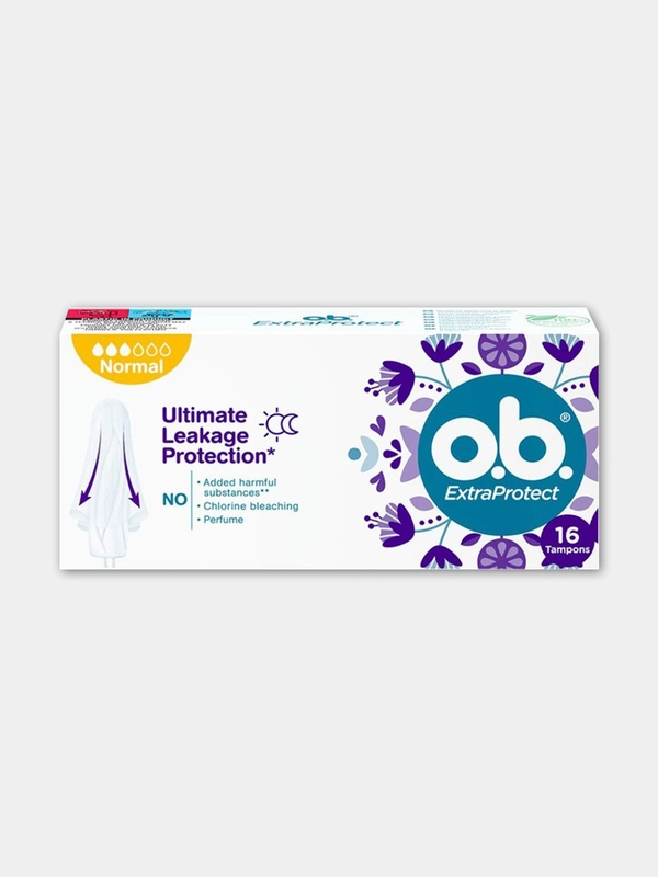 Тампоны женские гигиенические OB ExtraProtect Normal 16шт