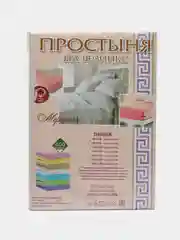 Лайм простынь на резинке трикотажная