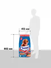 Сухой корм для собак Chappi «Сытный мясной обед. С говядиной по-домашнему» 15кг
