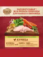Сухой корм для кошек Nature’s Table™ Курица, 650г