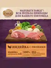 Сухой корм для взрослых собак всех пород Nature’s Table™ Индейка с овощами, 2.3кг