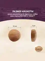 Сухой корм для взрослых собак всех пород Nature’s Table™ Индейка с овощами, 2.3кг