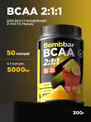Коктейль "BOMBBAR" BCAA со вкусом Тропический микс 300г