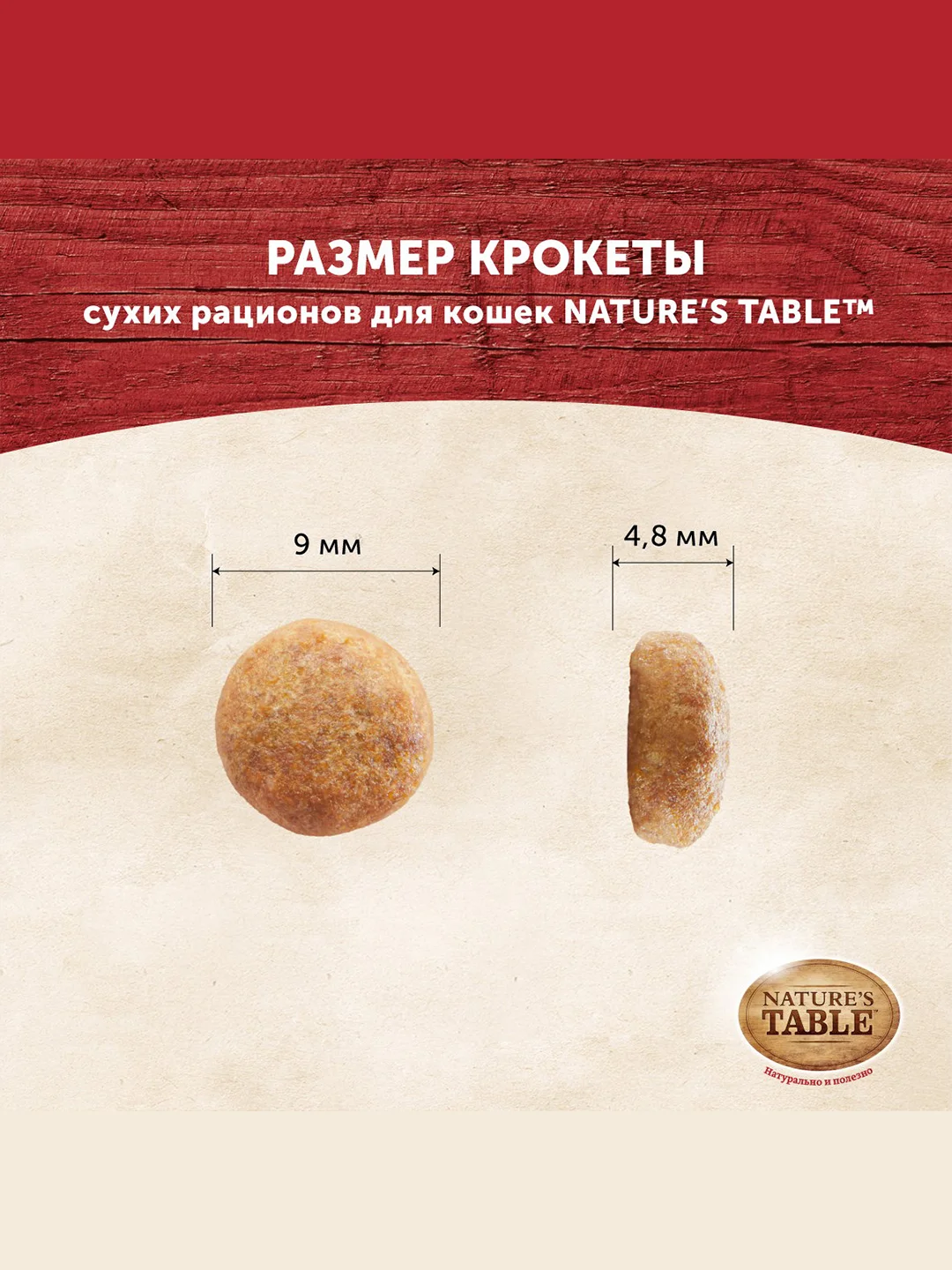 Сухой корм Nature’s Table™ для взрослых кошек, Индейка, 1.1 кг