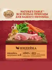 Сухой корм Nature’s Table™ для взрослых кошек, Индейка, 1.1 кг