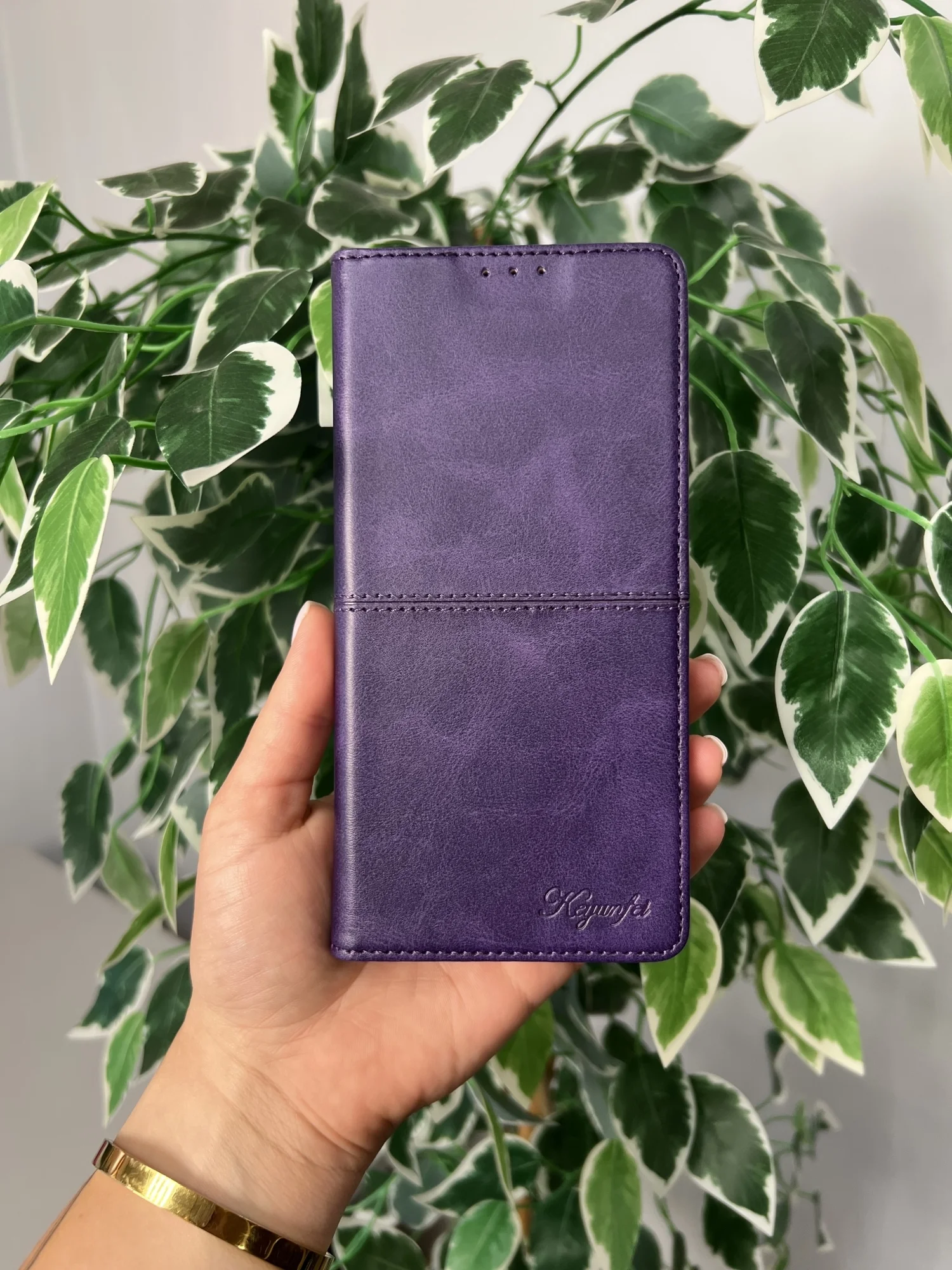 Фиолетовый чехол книжка elitcase для Infinix GT 20 Pro / Инфиникс ГТ 20 Про