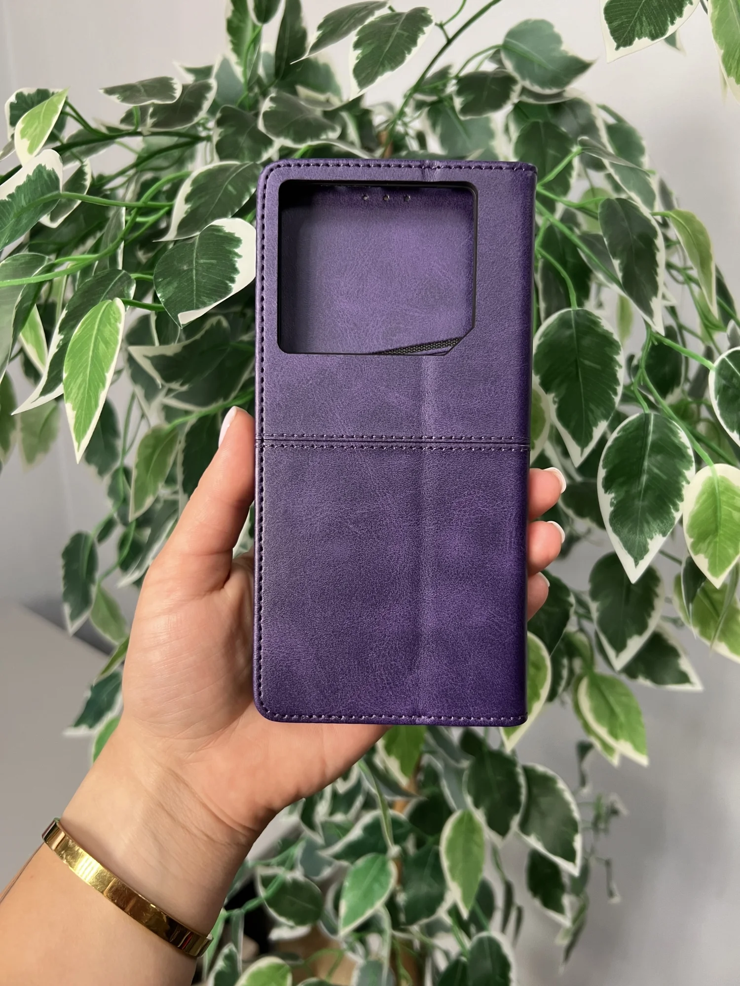 Фиолетовый чехол книжка elitcase для Infinix GT 20 Pro / Инфиникс ГТ 20 Про