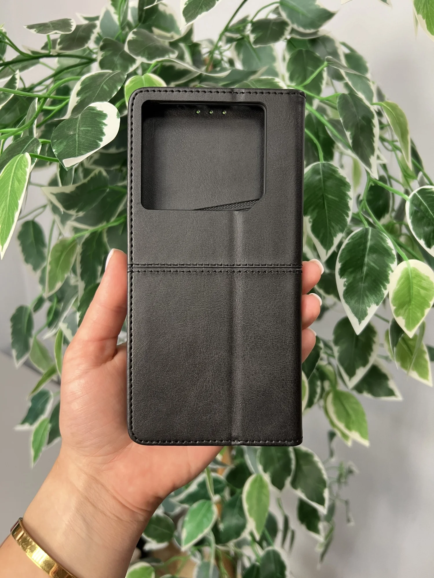 Черный чехол книжка elitcase для Infinix GT 20 Pro / Инфиникс ГТ 20 Про