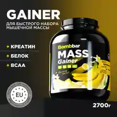 Гейнер Банановый Bombbar 2700гр