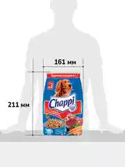 Сухой корм для собак Chappi «Сытный мясной обед. С говядиной по-домашнему» 600г