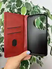Красный чехол книжка elitcase для Huawei Pura 70 Pro / Хуавей Пура 70 Про