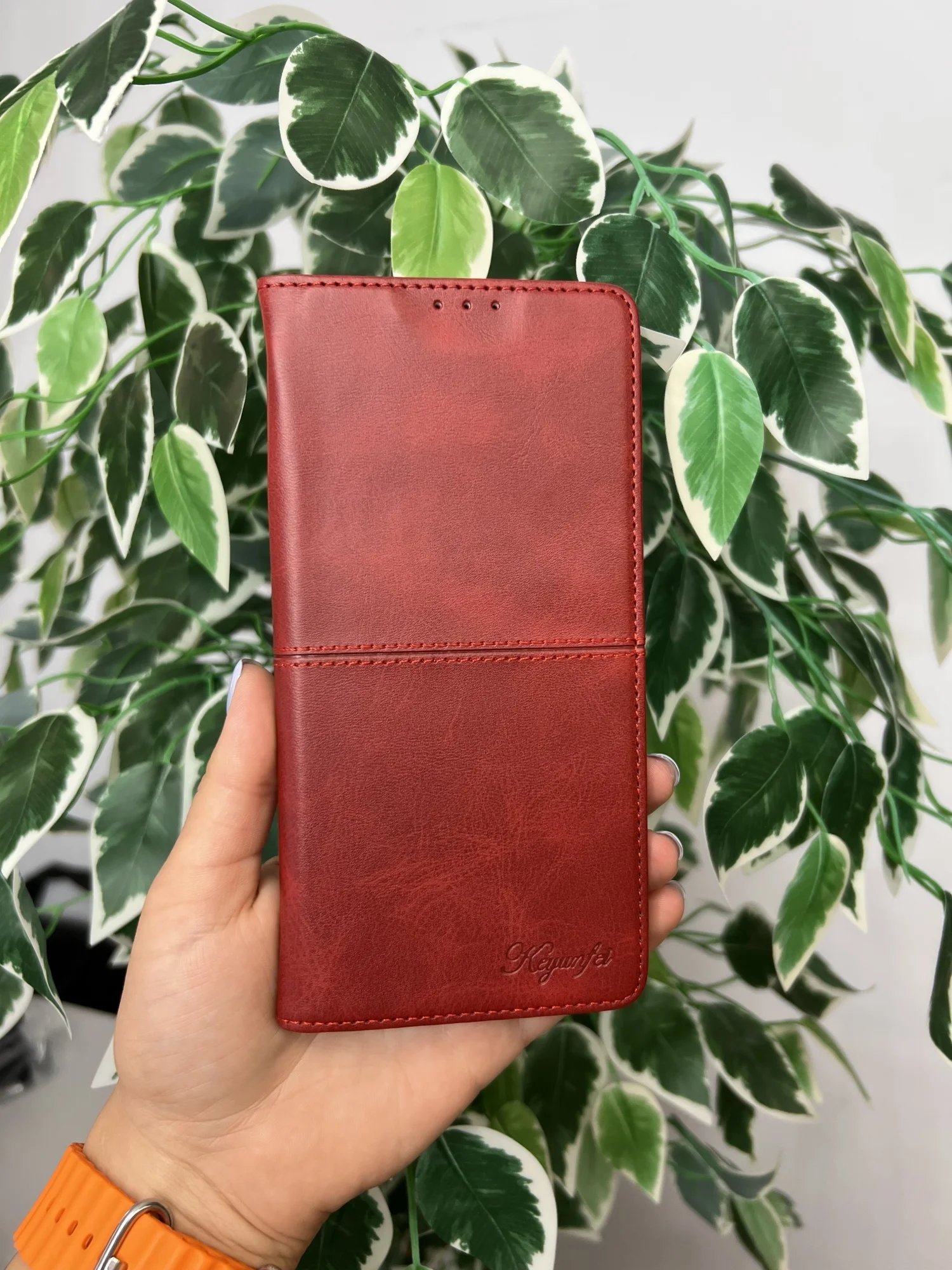 Красный чехол книжка elitcase для Huawei Pura 70 Pro / Хуавей Пура 70 Про