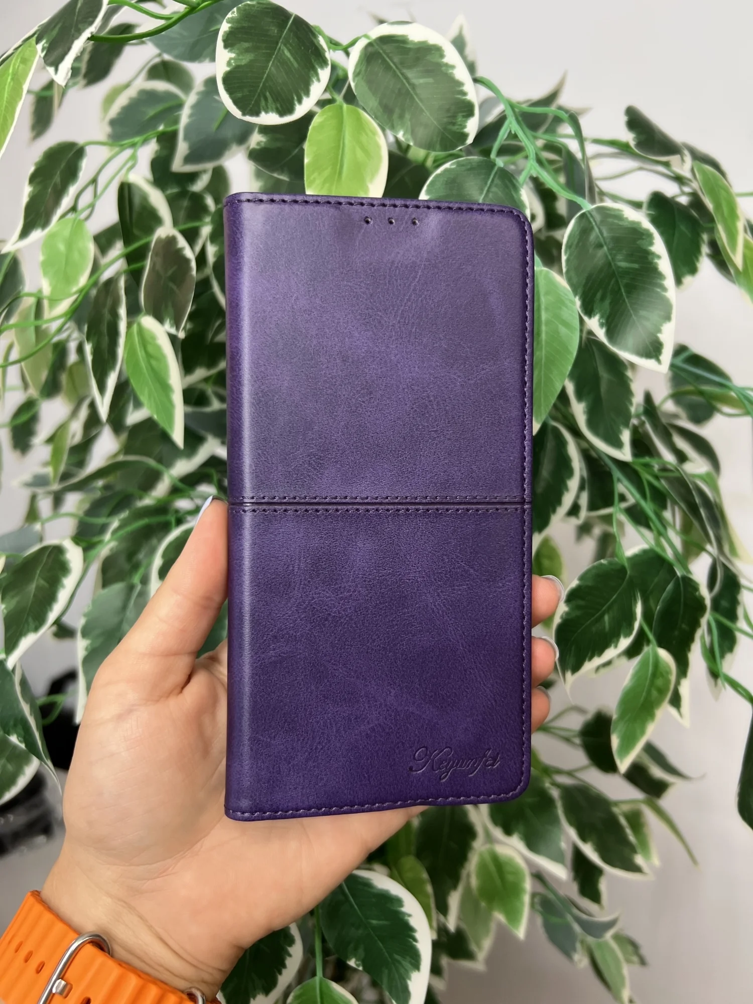 Фиолетовый чехол книжка elitcase для Huawei Pura 70 Pro / Хуавей Пура 70 Про
