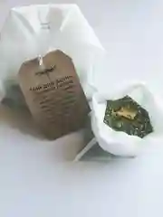 Алый пена для ванны, с морской солью, чай для ванны, в мешочке