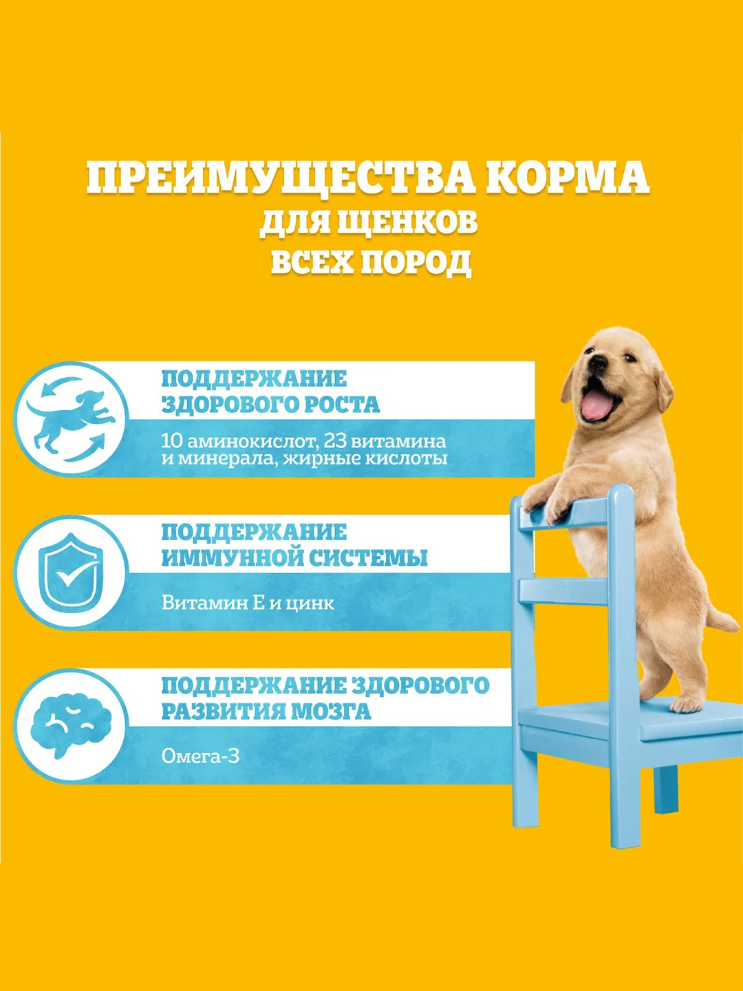 Сухой корм PEDIGREE® для щенков, полнорационный, с курицей, 600г