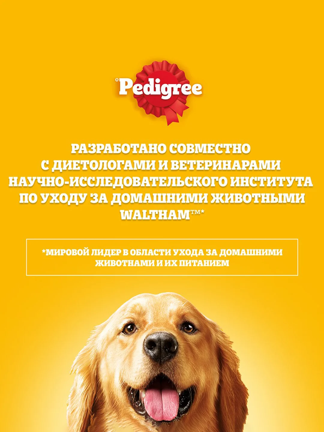 Сухой корм PEDIGREE® для собак маленьких пород, с говядиной, 600г