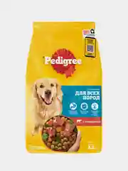 Сухой корм PEDIGREE® для собак, полнорационный, с говядиной, 2.2кг