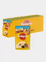Влажный корм PEDIGREE® для собак, курица в соусе, 28 шт по 85г