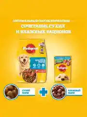 Влажный корм PEDIGREE® для собак, кролик и индейка в соусе 28шт по 85г