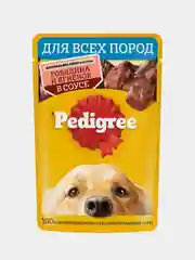 Влажный корм PEDIGREE® для собак, говядина и ягненок в соусе, 28 х 85г