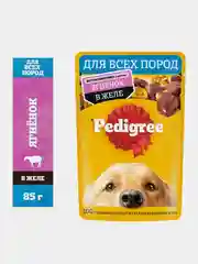 Влажный корм PEDIGREE® для собак, ягненок в желе, 28 шт по 85г