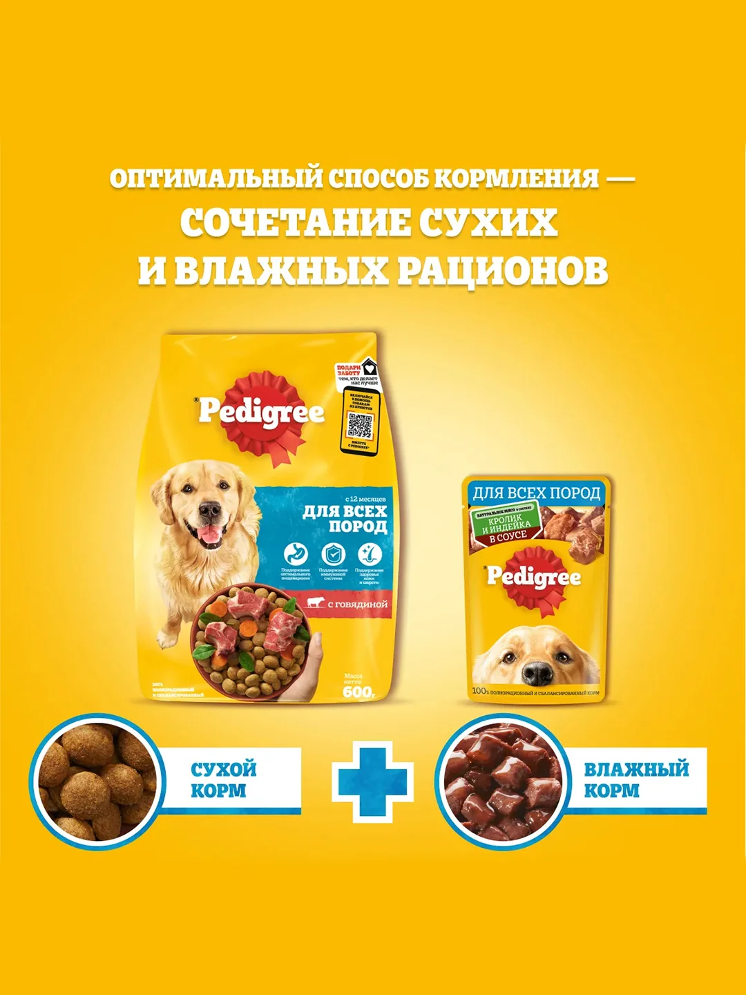 Влажный корм PEDIGREE® для собак, телятина и печень в желе, 28 x 85г