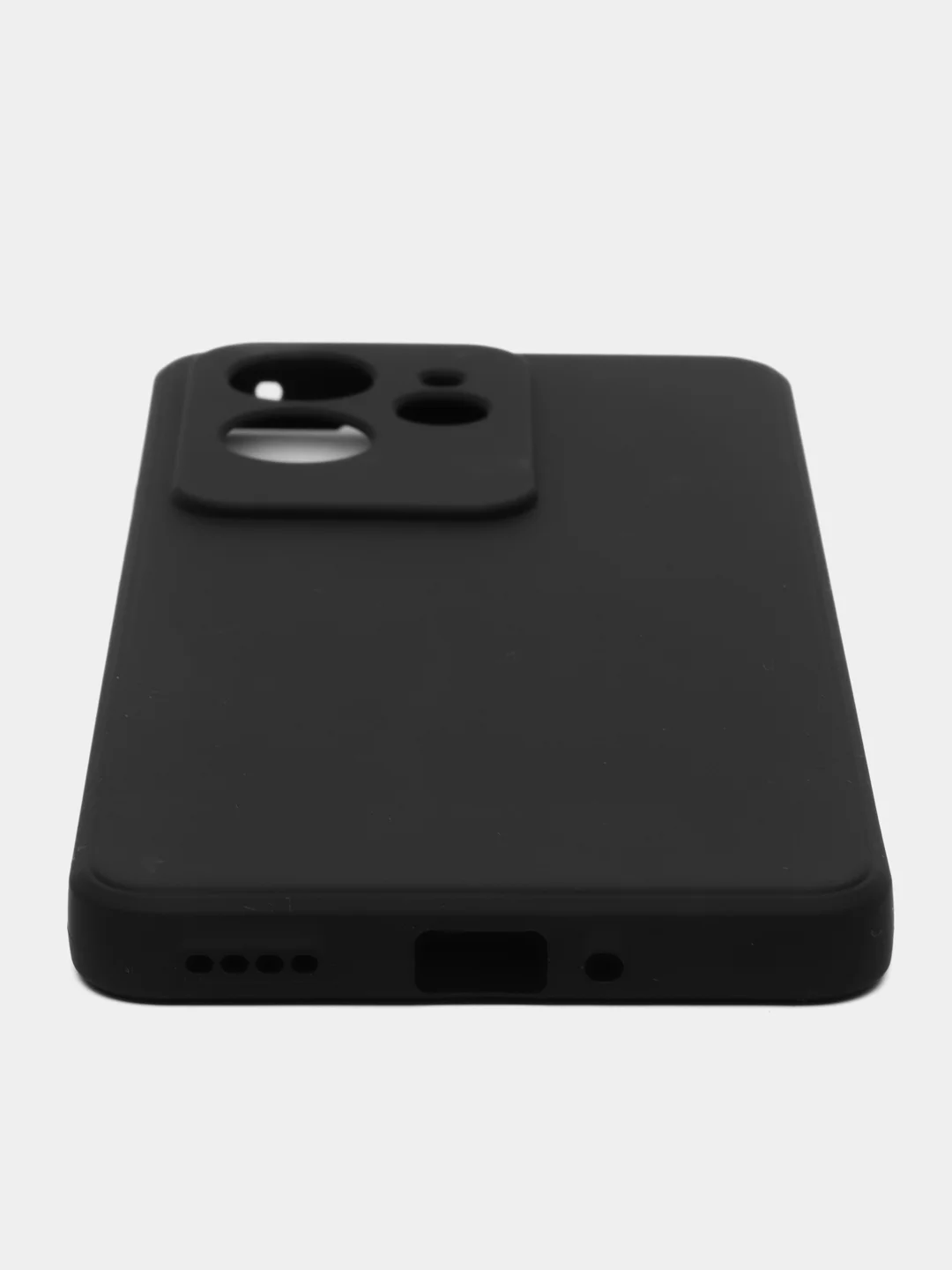 Прозрачный чехол для Realme GT 6 5G GN (Реалми ГТ 6 5 Джи), прозрачный, черный