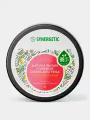 Скраб для тела SYNERGETIC антицеллюлитный "Пачули и ароматный бергамот", солевой, 300 мл