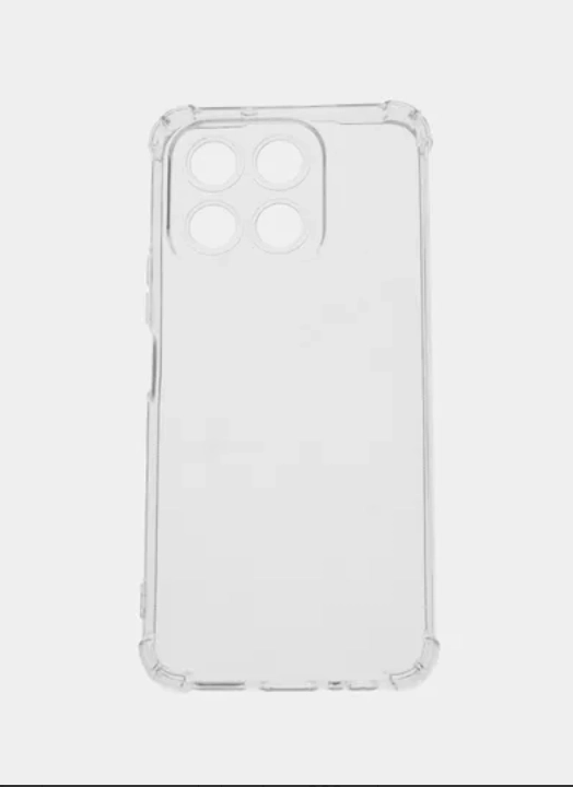 Чехол для HONOR X6B (Хонор X6б Икс 6в) , прозрачный, черный