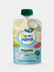 Пудинг молочный ФрутоНяня "Банан", без добавления сахара, для детей с 18 месяцев, 90 г