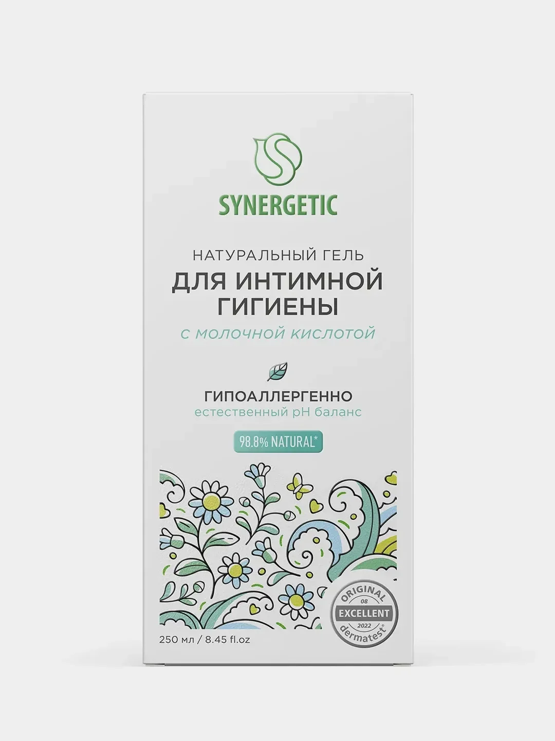 Натуральный гель Synergetic для интимной гигиены, 250 мл