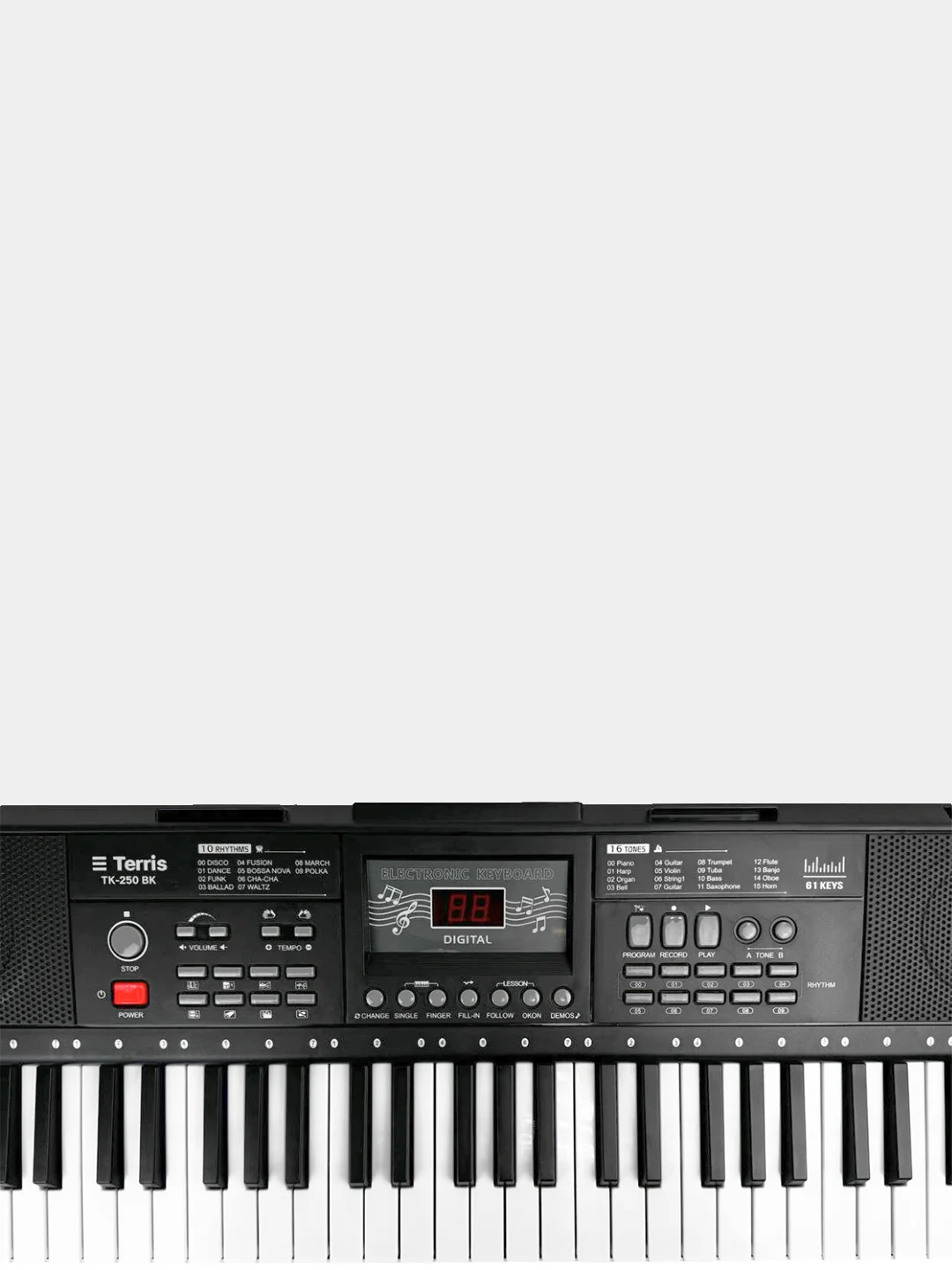 Синтезатор детский Terris TK-250 BK