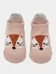 Розовый носки для малышей, антискользящие, комплект из 3 пар, со стоперами, для первых шагов