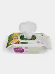 Детские влажные салфетки SYNERGETIC  Алоэ вера и нежный хлопок, без отдушек